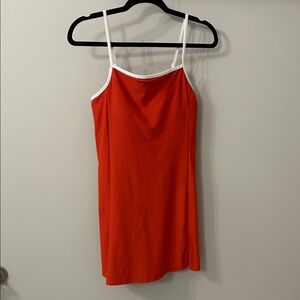 Old Navy Red Camisole sport dress with White Trim